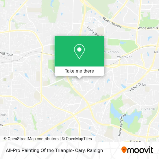 All-Pro Painting Of the Triangle- Cary map