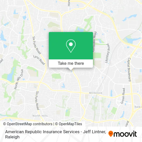 American Republic Insurance Services - Jeff Lintner map