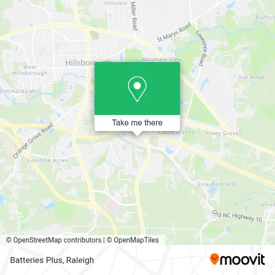 Batteries Plus map