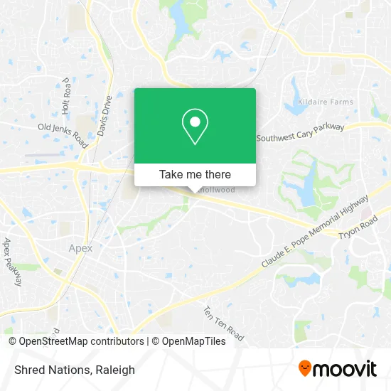 Shred Nations map
