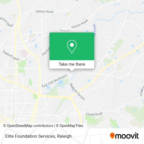 Elite Foundation Services map