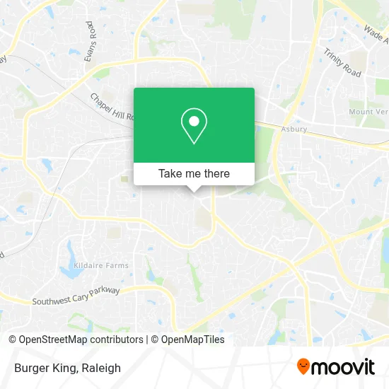 Burger King map