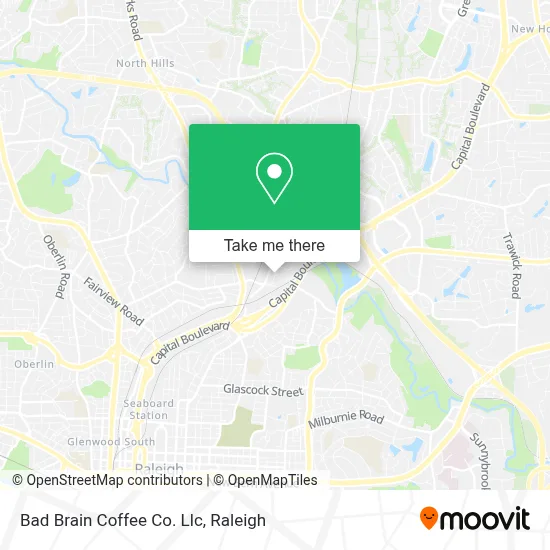 Bad Brain Coffee Co. Llc map