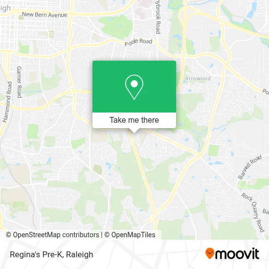Regina's Pre-K map