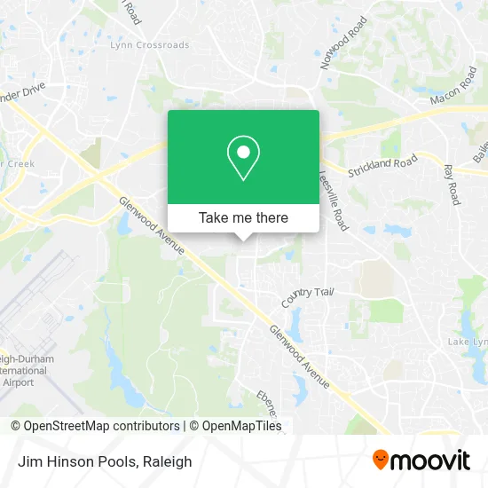 Jim Hinson Pools map