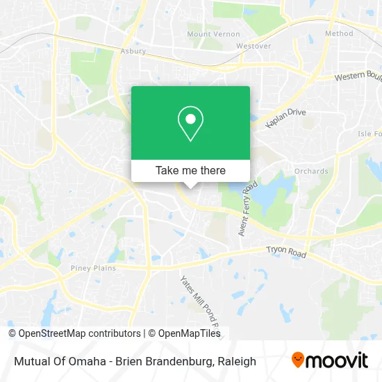 Mutual Of Omaha - Brien Brandenburg map