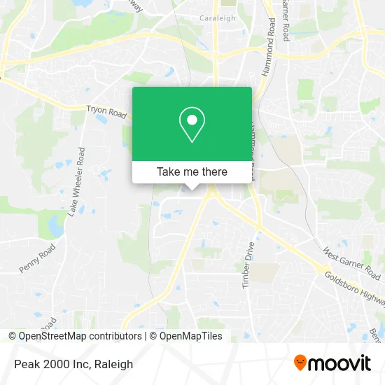 Peak 2000 Inc map