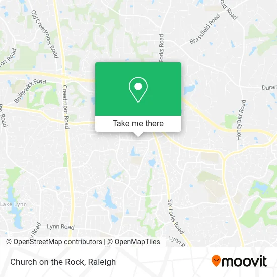 Church on the Rock map