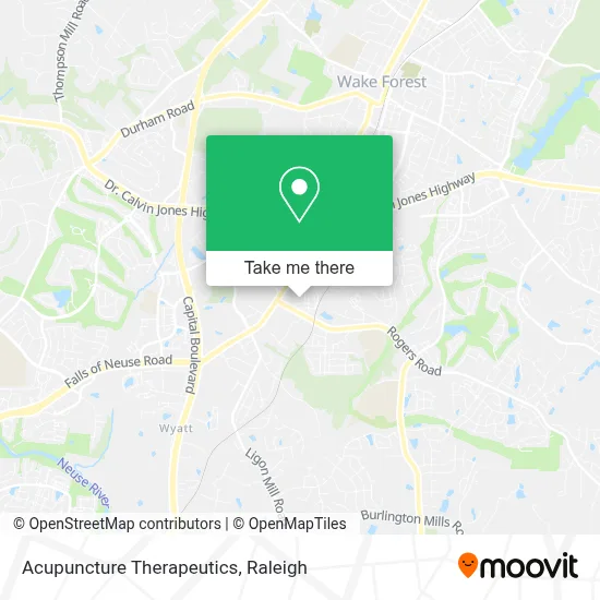 Acupuncture Therapeutics map