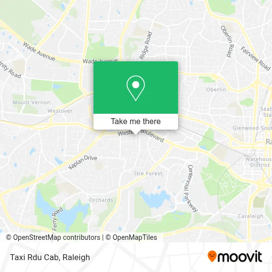 Taxi Rdu Cab map