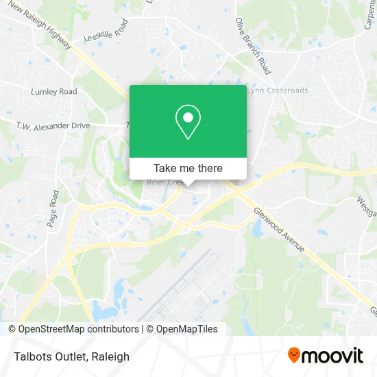 Talbots Outlet map