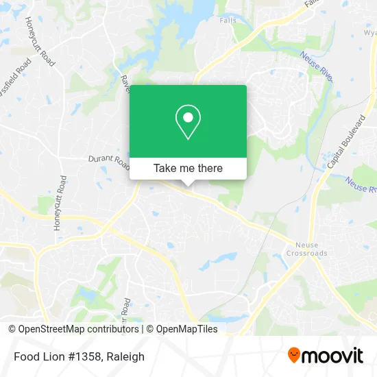 Food Lion #1358 map