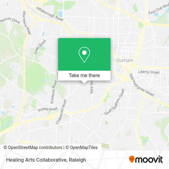 Healing Arts Collaborative map