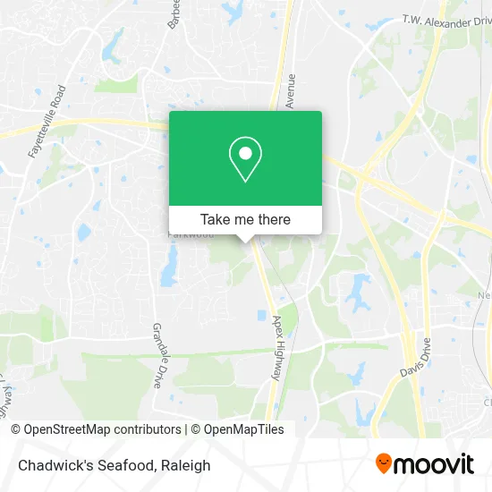 Chadwick's Seafood map