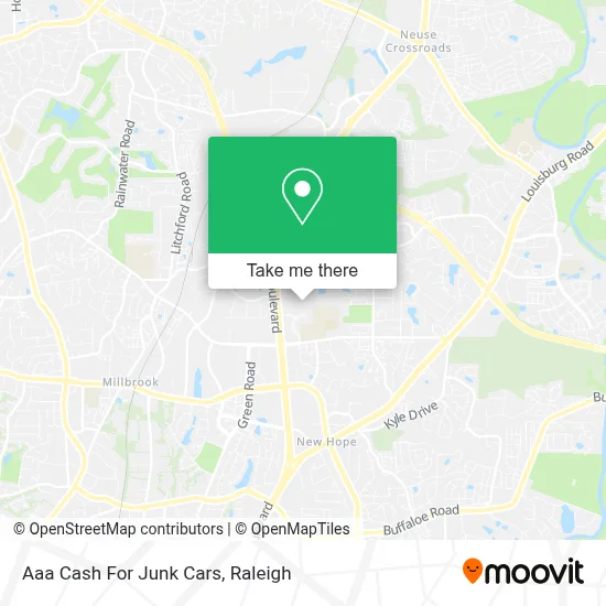 Aaa Cash For Junk Cars map