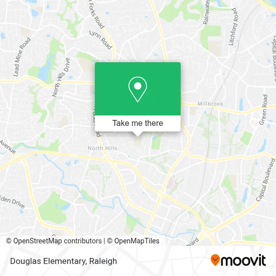 Douglas Elementary map