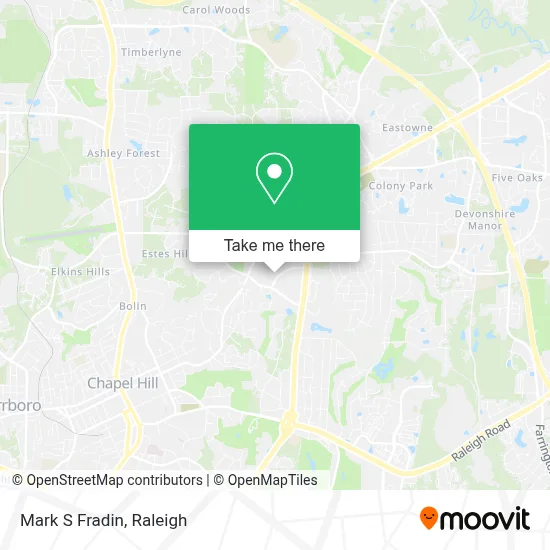 Mark S Fradin map