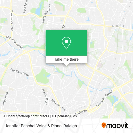 Jennifer Paschal Voice & Piano map