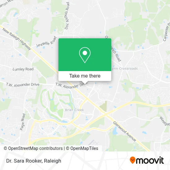 Dr. Sara Rooker map