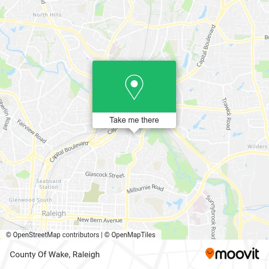County Of Wake map
