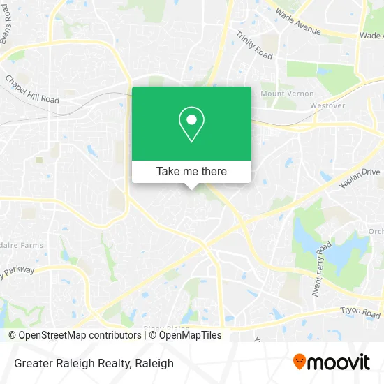 Greater Raleigh Realty map