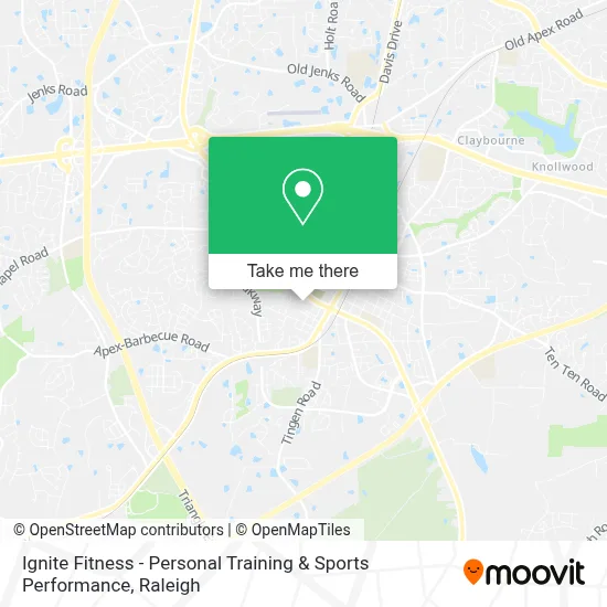 Ignite Fitness - Personal Training & Sports Performance map