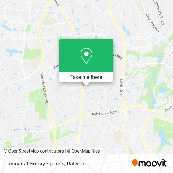 Lennar at Emory Springs map