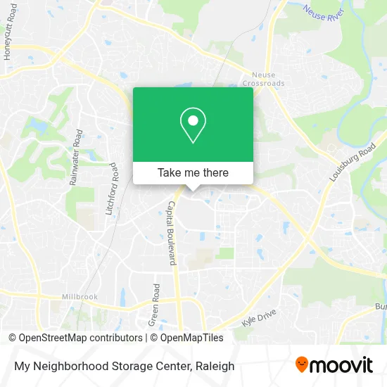 My Neighborhood Storage Center map