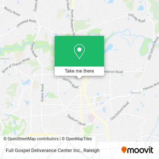 Full Gospel Deliverance Center Inc. map