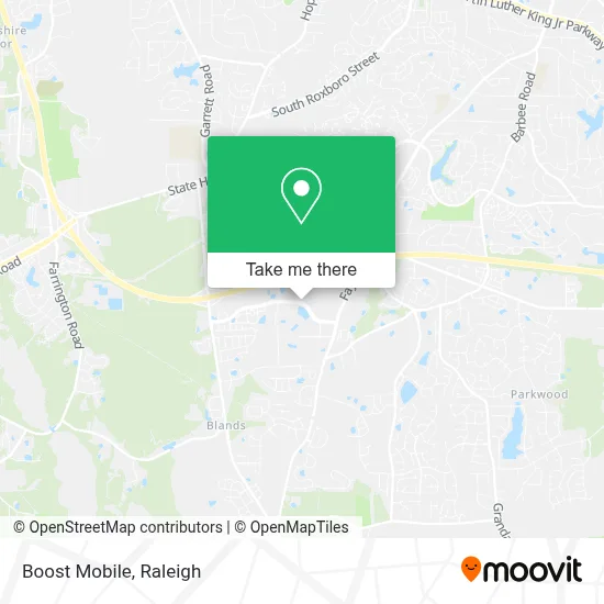 Boost Mobile map