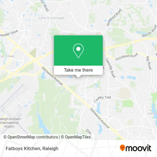 Mapa de Fatboys Kitchen