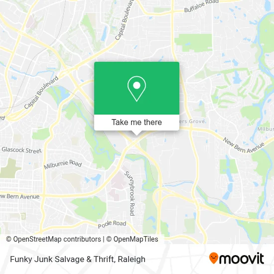 Funky Junk Salvage & Thrift map