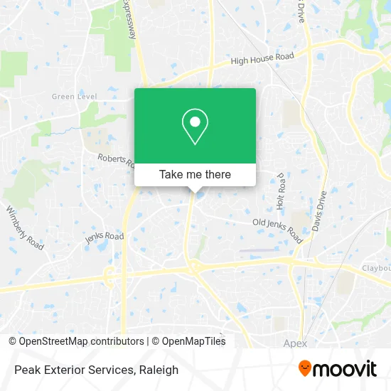 Peak Exterior Services map