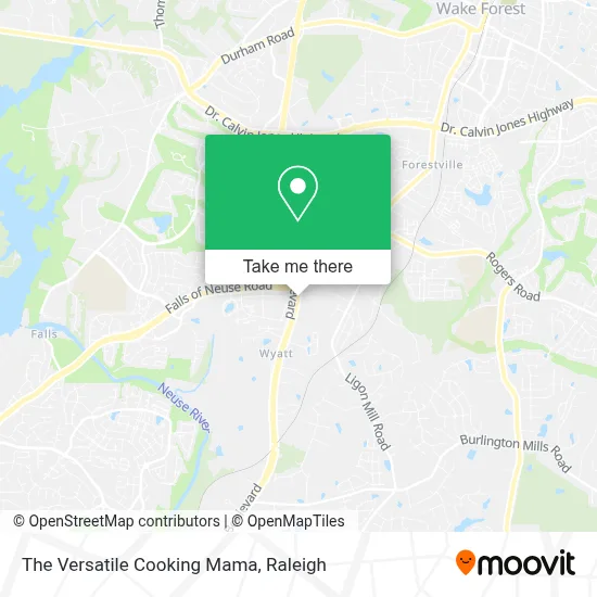 Mapa de The Versatile Cooking Mama