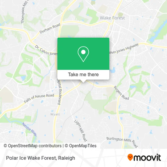 Polar Ice Wake Forest map