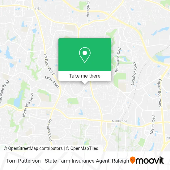 Tom Patterson - State Farm Insurance Agent map