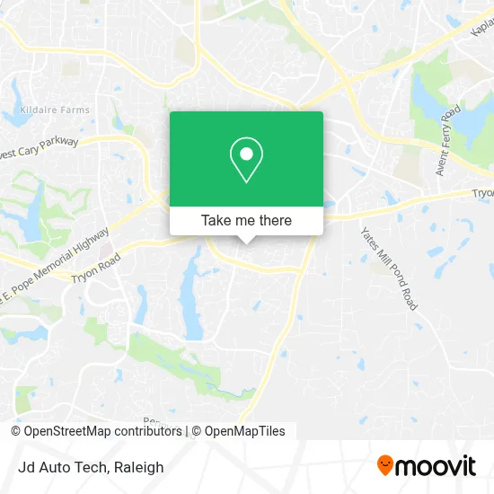 Jd Auto Tech map