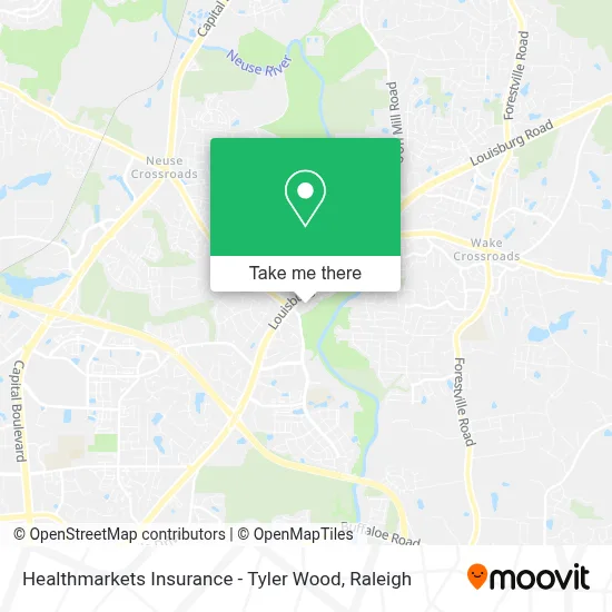 Healthmarkets Insurance - Tyler Wood map