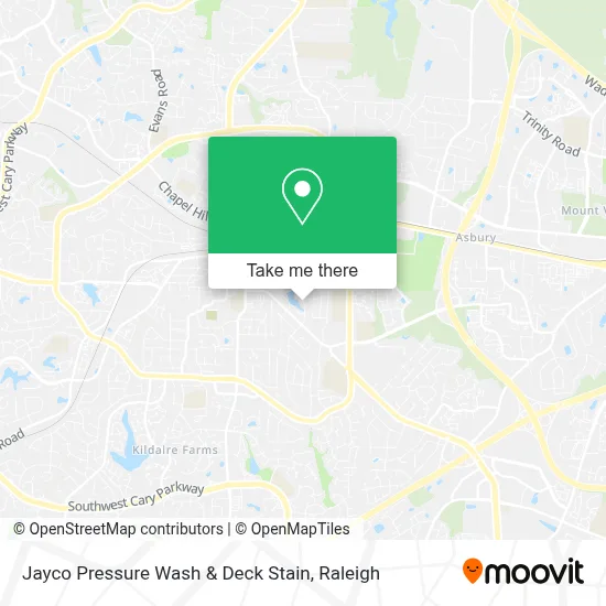 Jayco Pressure Wash & Deck Stain map