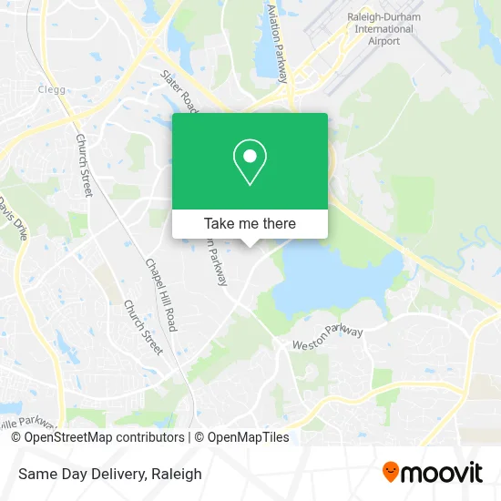 Same Day Delivery map