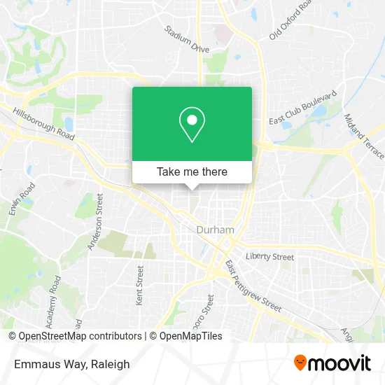 Emmaus Way map