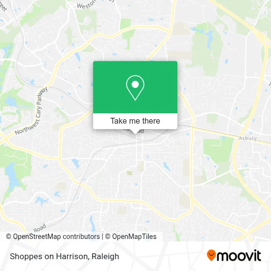 Shoppes on Harrison map