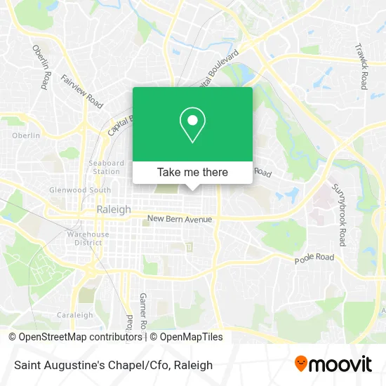 Saint Augustine's Chapel/Cfo map