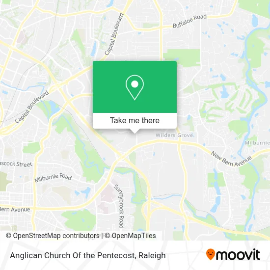 Anglican Church Of the Pentecost map