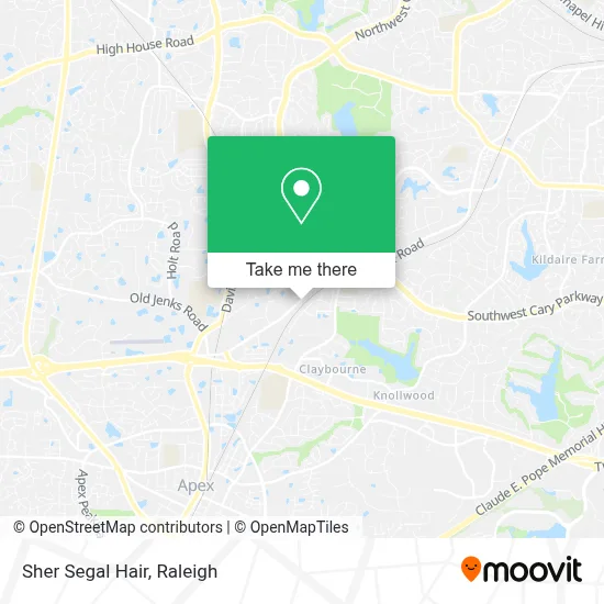 Sher Segal Hair map