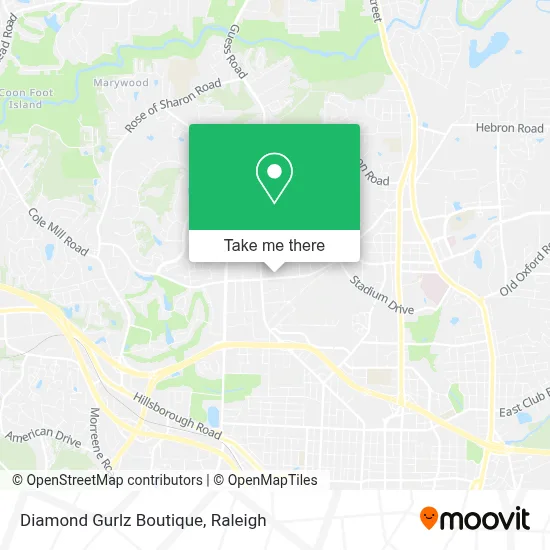 Diamond Gurlz Boutique map