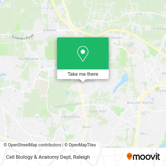 Cell Biology & Anatomy Dept map