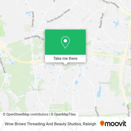 Wow Brows Threading And Beauty Studios map