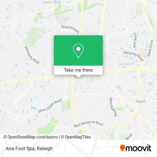 Aira Foot Spa map