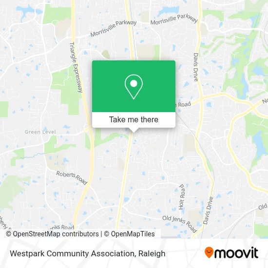 Westpark Community Association map